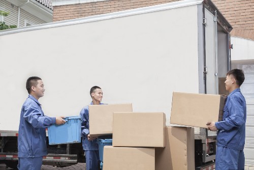 Removal team helping with a Bayswater home move