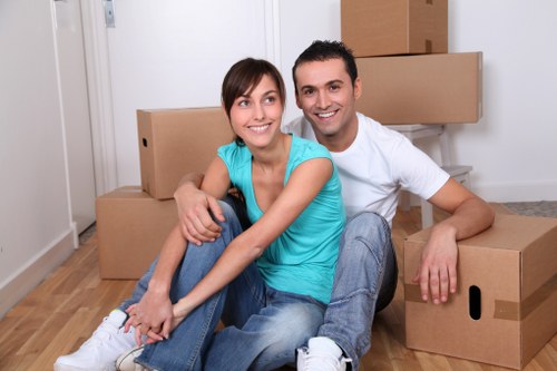 Loading a removal truck for a Bayswater property move